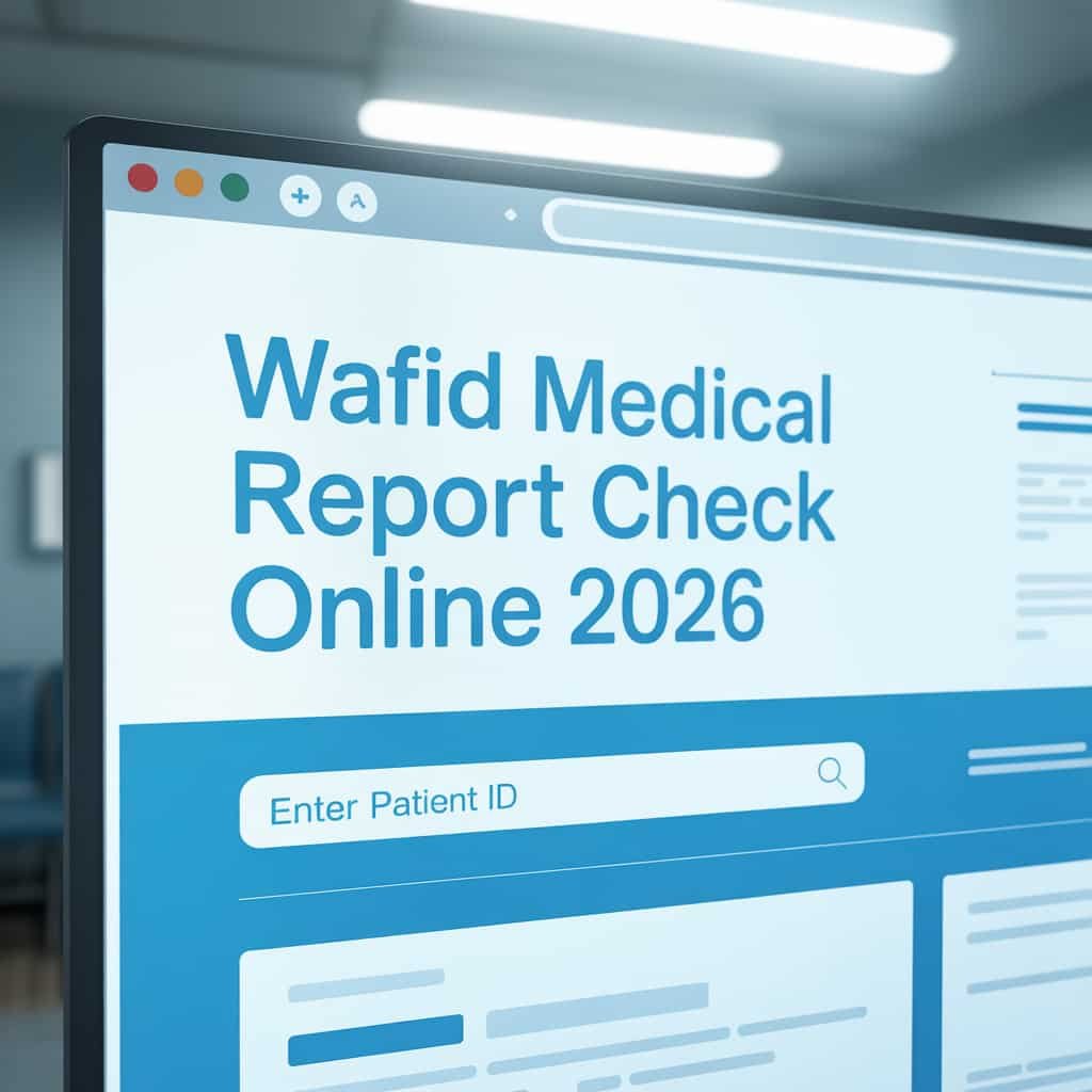 Wafid Medical Report Check Online 2026